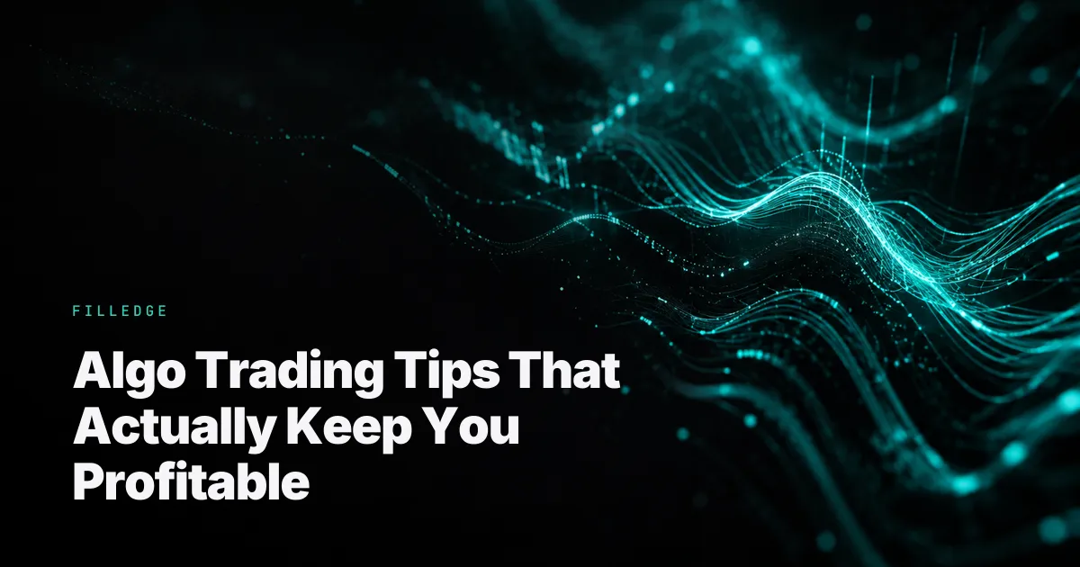 Algo Trading Tips That Actually Keep You Profitable — FillEdge