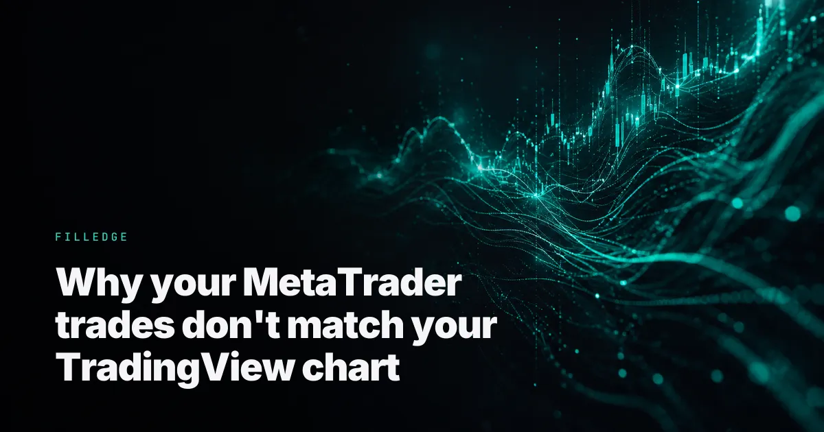 Why your MetaTrader trades don't match your TradingView chart — FillEdge